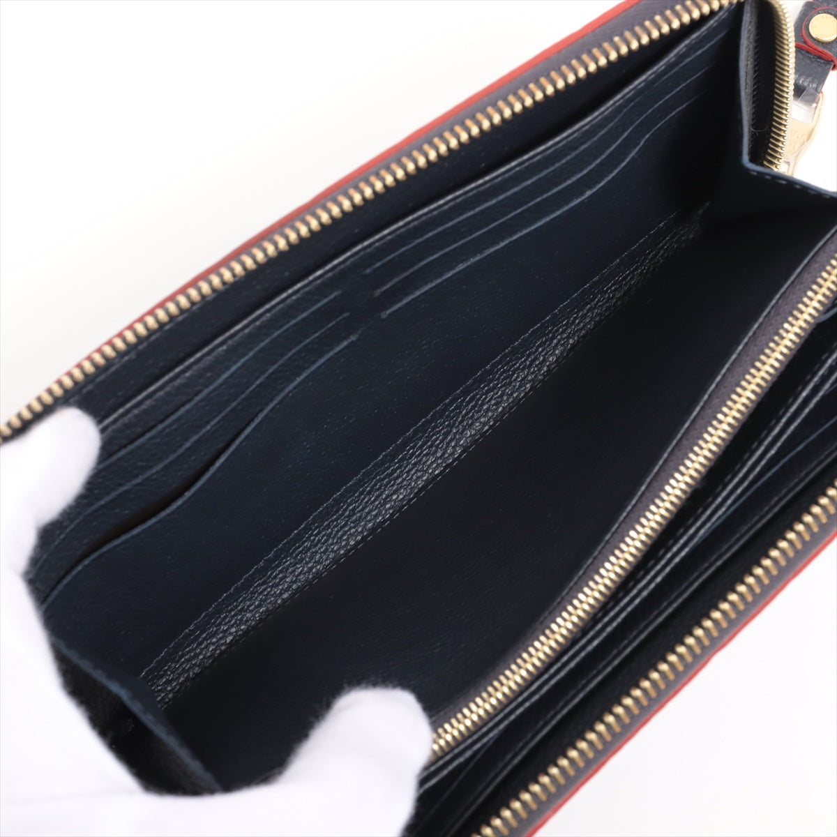 Louis Vuitton Implant  Wallet M62121 Marine Round Zip Wallet