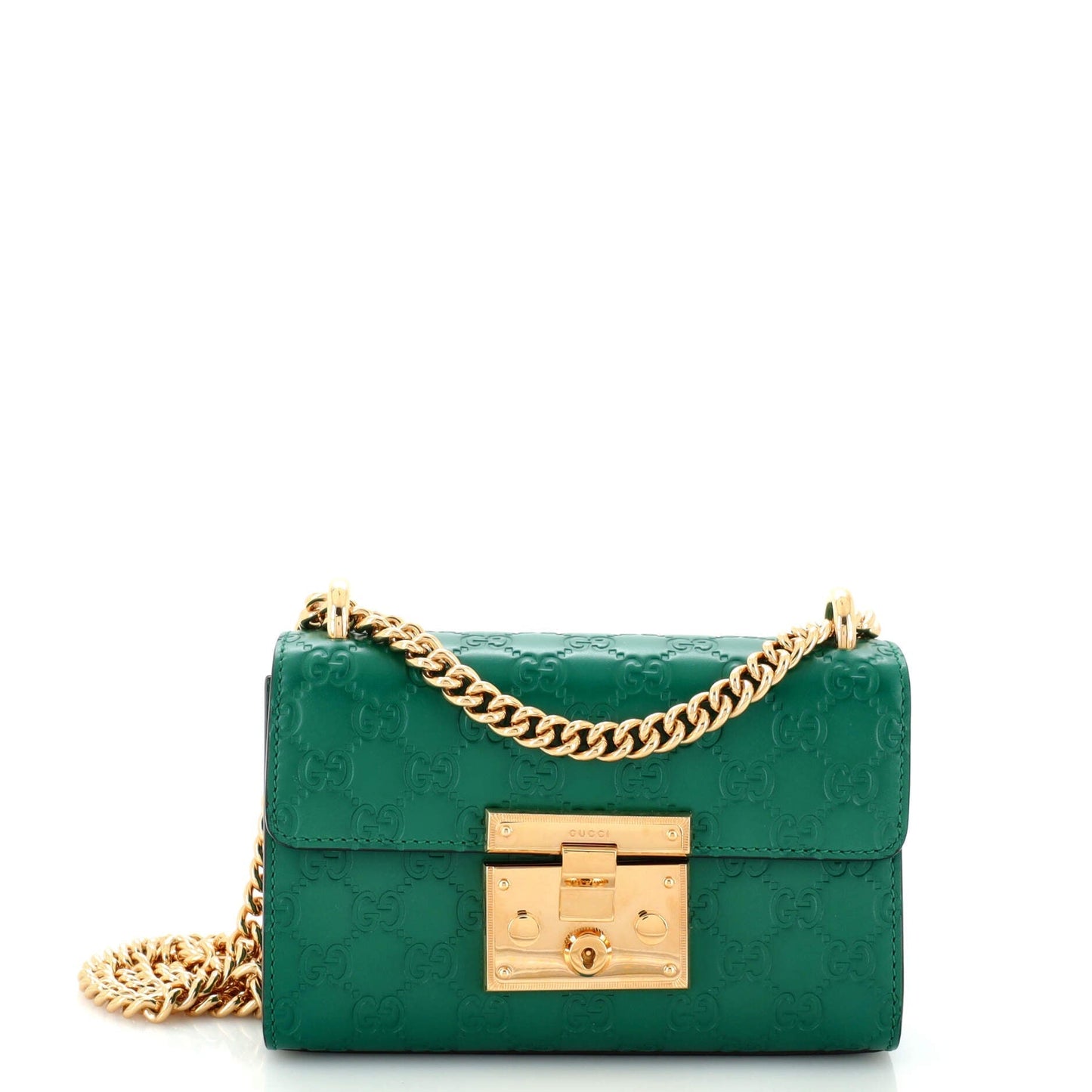 Padlock Shoulder Bag Guccissima Leather Small