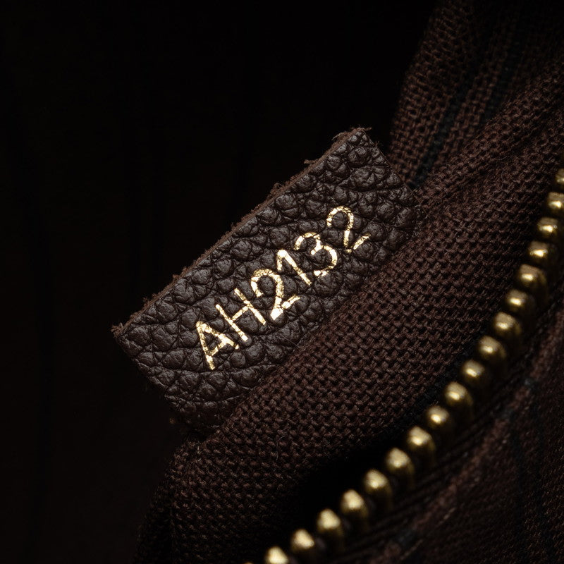 Louis Vuitton Monogram Amplant Citadine PM Shoulder Bag M40516 Onboard Brown Leather  Louis Vuitton
