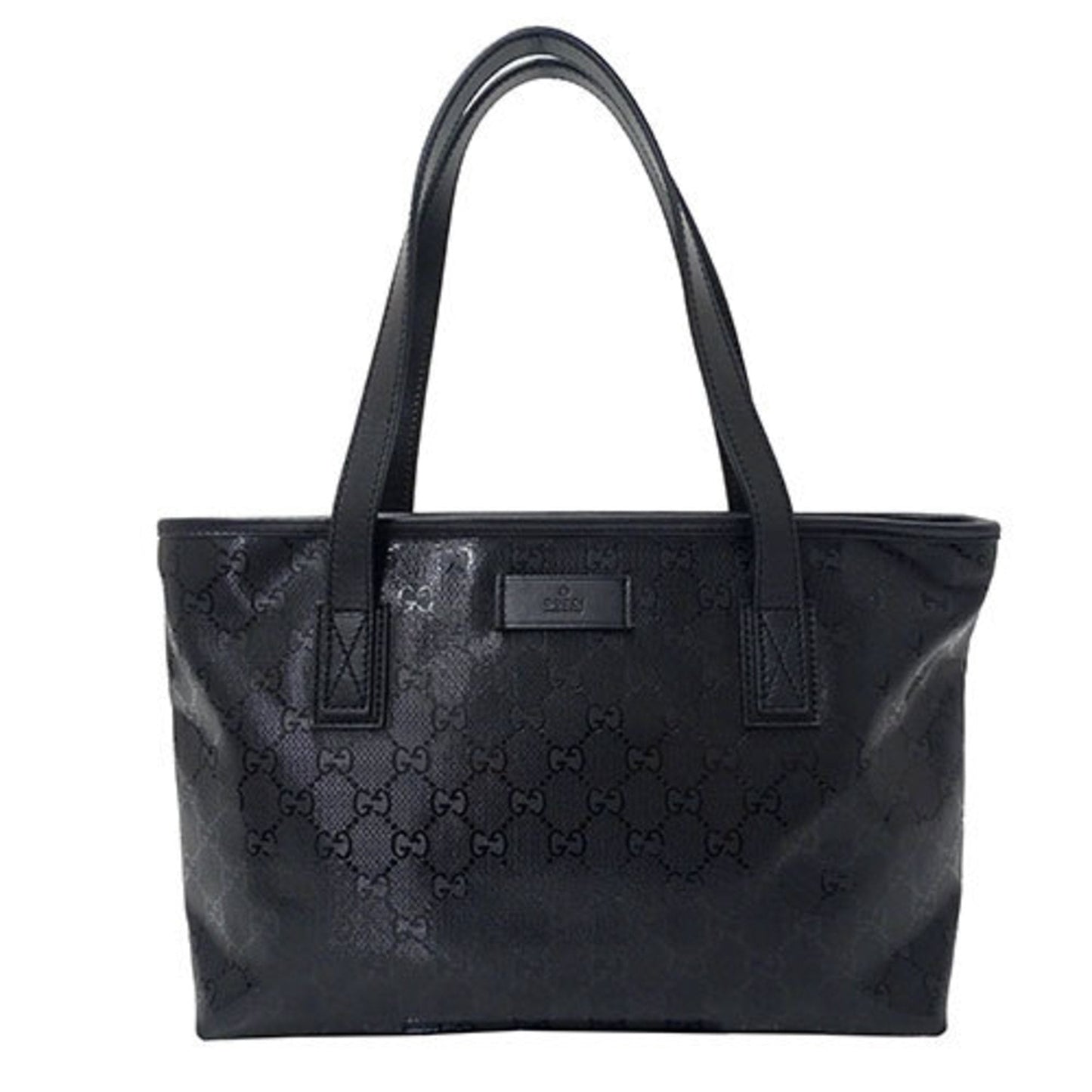 Gucci Gg Imprimé  Leather Tote Bag ()