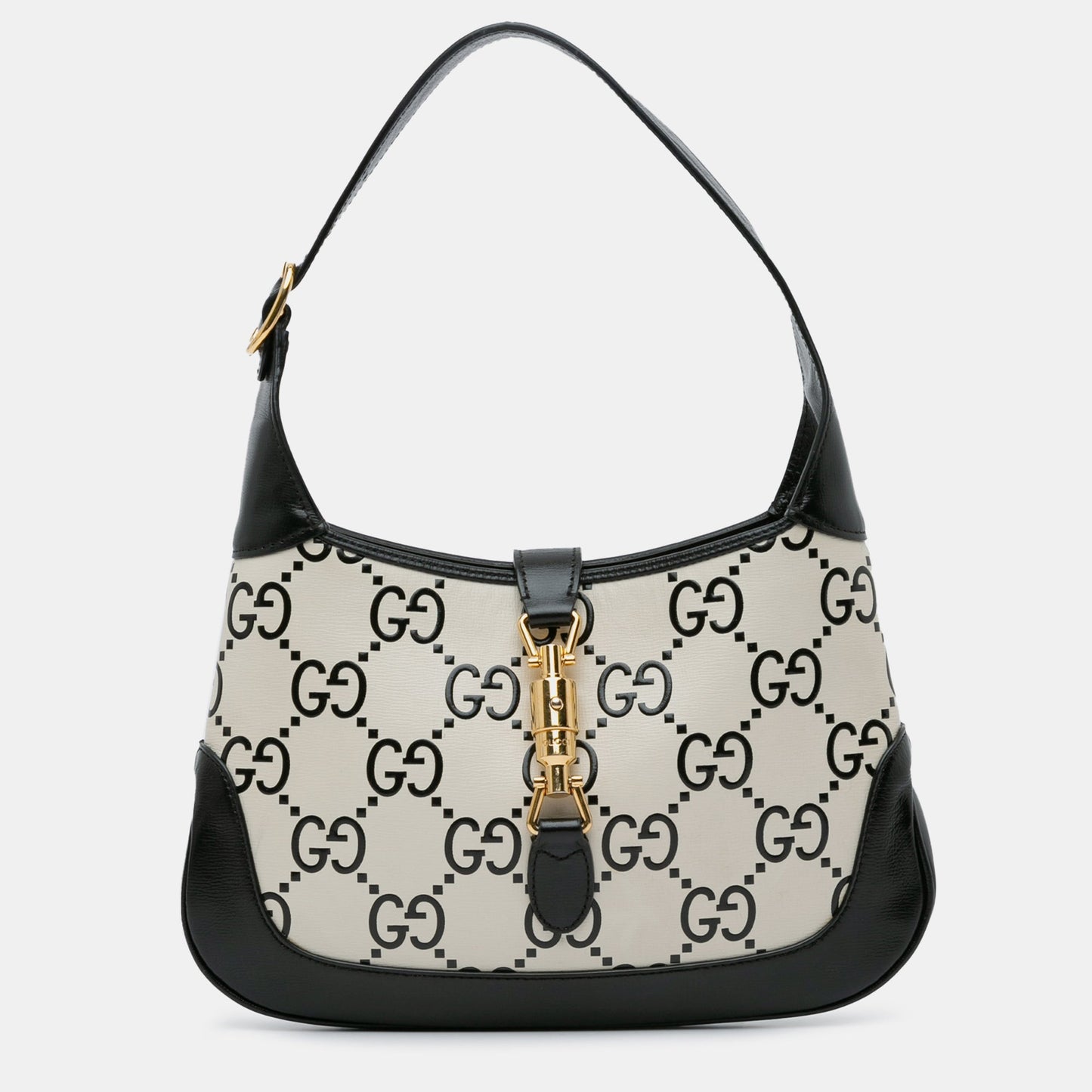 Luxury Gucci Trending 2025 Small GG Print Leather Jackie 1961