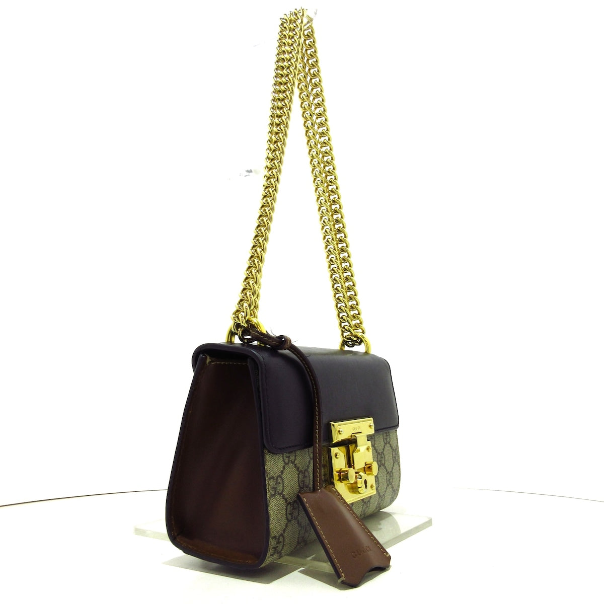 Luxury Gucci Trending 2025 Padlock  Canvas Shoulder Bag ()