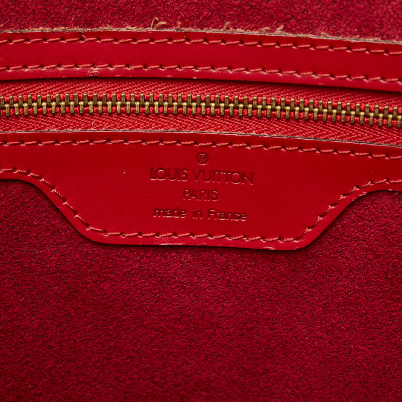 Louis Vuitton Epi Sandjack  Shoulder Bag M52267 Castilian Red Leather  Louis Vuitton