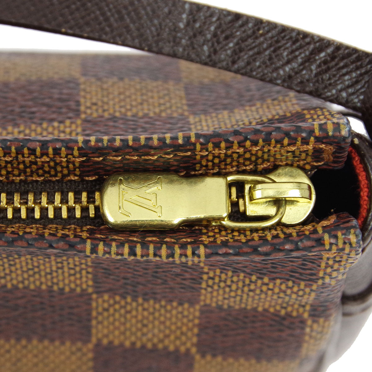 Louis Vuitton Damier Trousse Makeup Handbag N51982