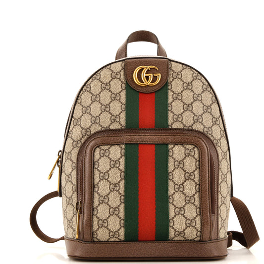 Luxury Gucci Trending 2025 Ophidia Backpack GG Coated Canvas Small