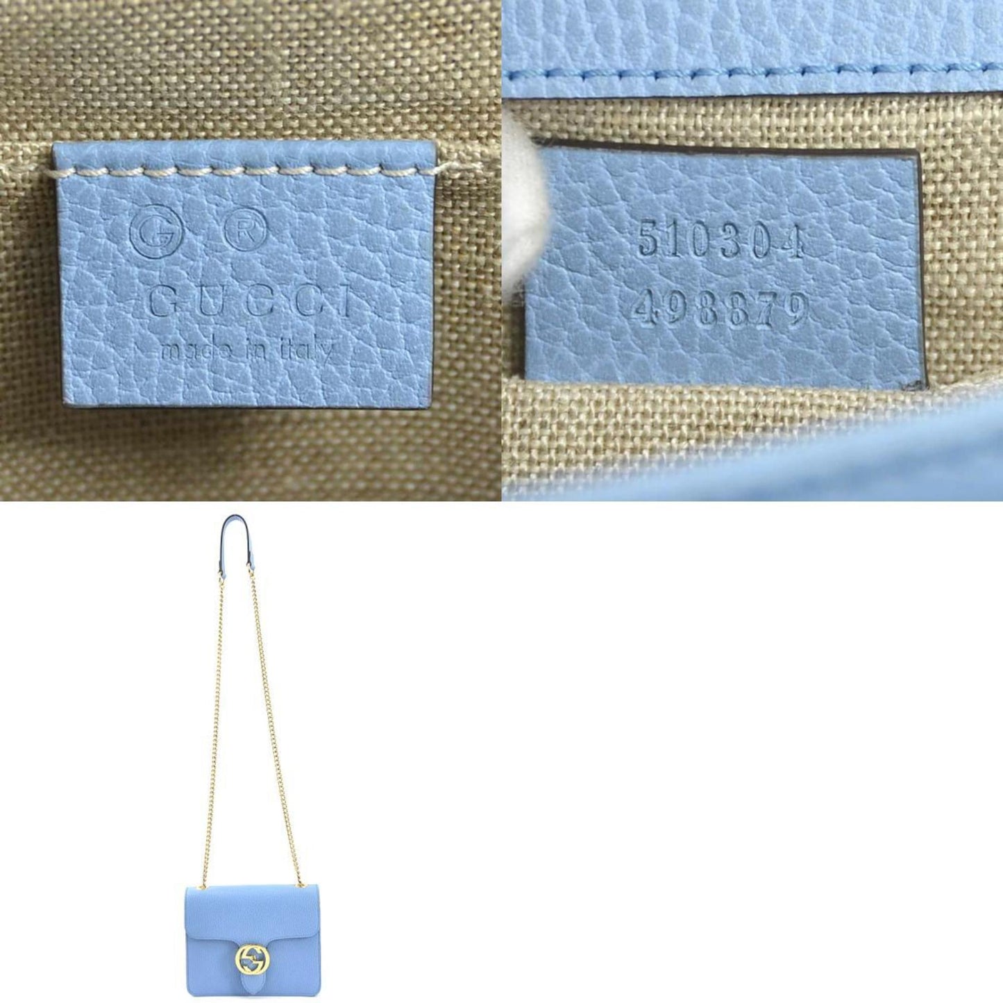 Gucci Interlocking  Leather Shoulder Bag ()