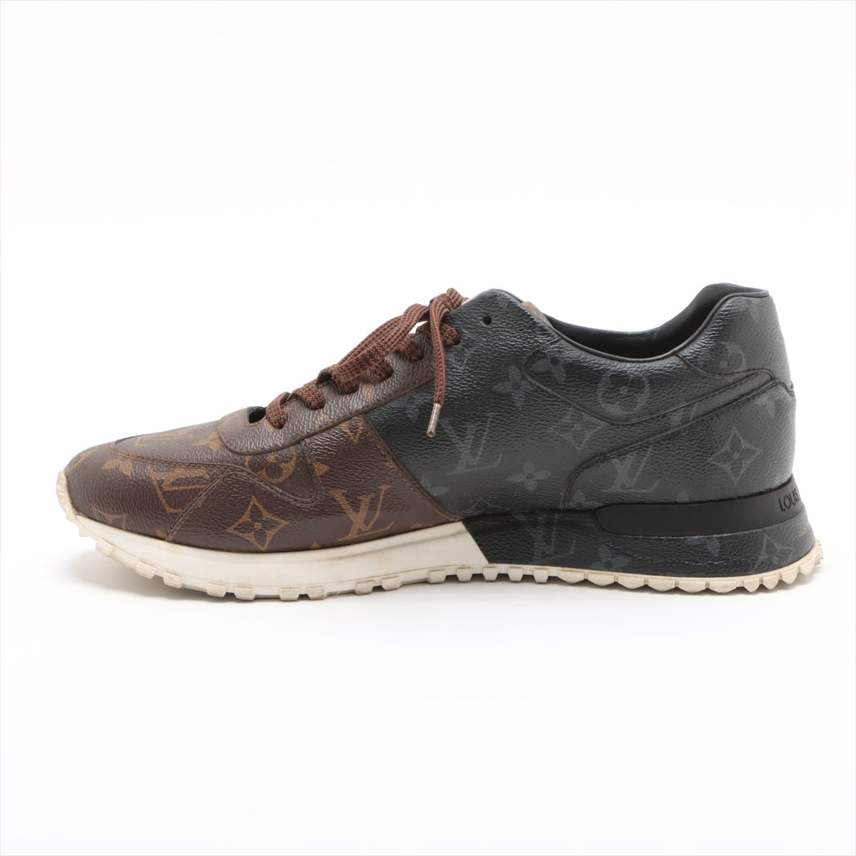 Louis Vuitton Lanew Line 17 Years Leather Trainers 7 1/2 Men Multicolor GO0197 Monogram