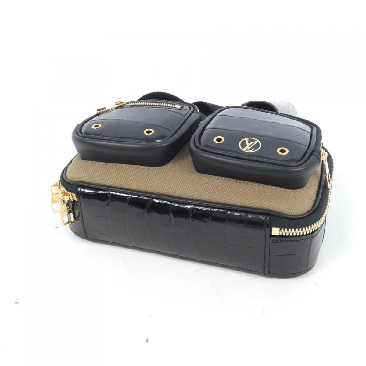 Louis Vuitton Exotic Leather Utility Cross-Body Shoulder Bag