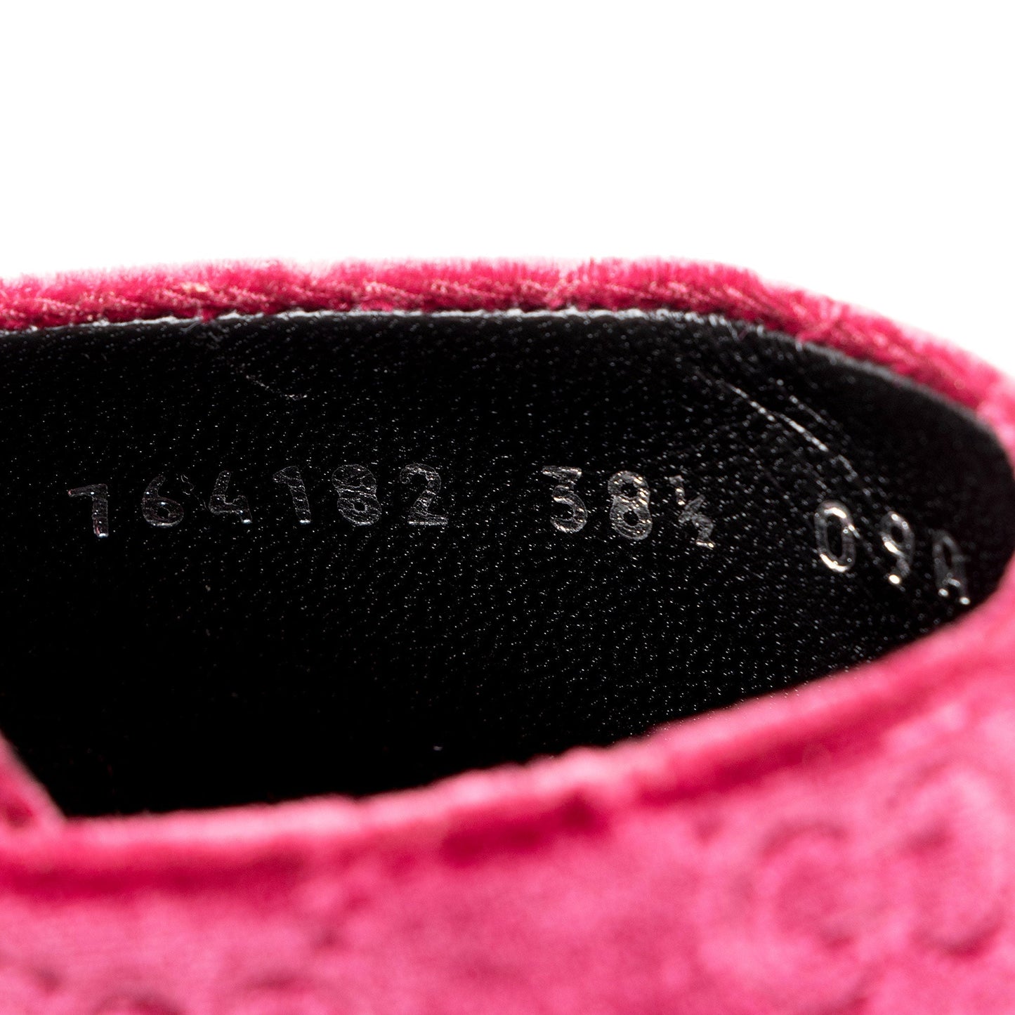 Gucci GG Velvet Bow Slide Sandals