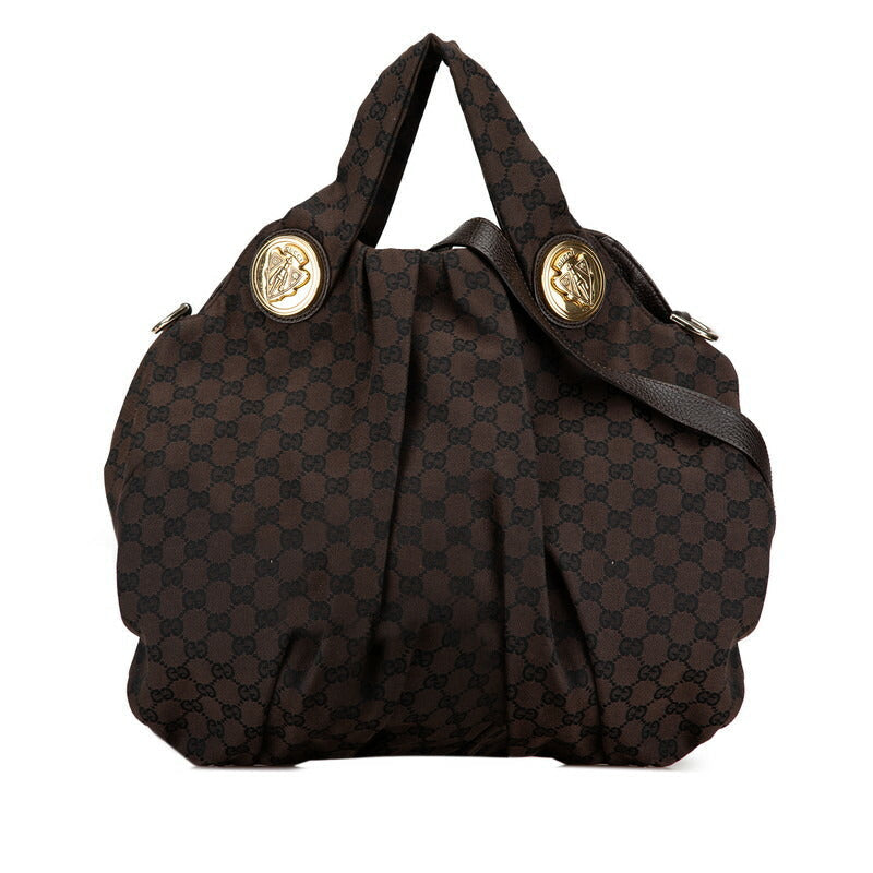 Gucci GG Canvas Hysteria 2WAY Tote Bag Brown