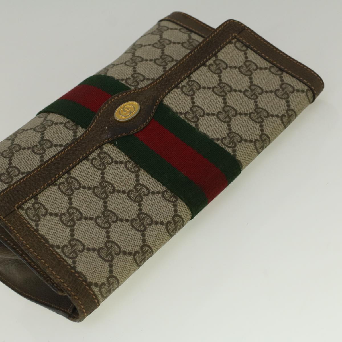 Gucci Sherry  Canvas Clutch Bag ()
