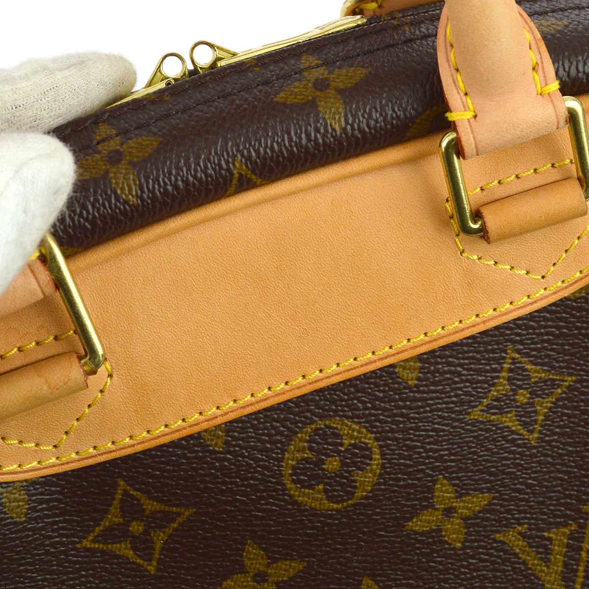 Louis Vuitton 2006 Monogram Trouville Handbag M42228