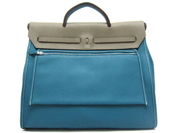 Luxury Hermes Herbag H1090L Ladies 2way Canvas