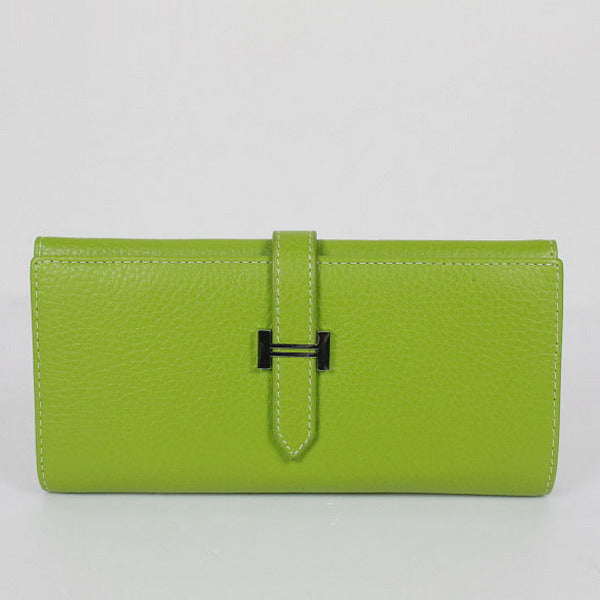 Luxury Hermes Wallet H514 Ladies Wallet Green