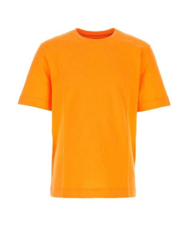 Luxury Fendi All-Over Logo Short Sleeve T-Shirt Orange