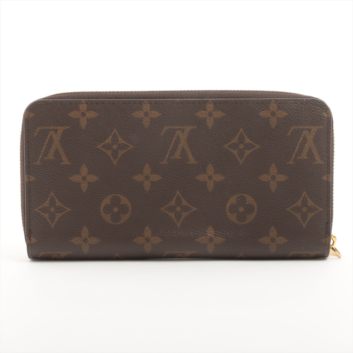 Louis Vuitton Monogram  Wallet M42616 Brown Round Jeep Wallet