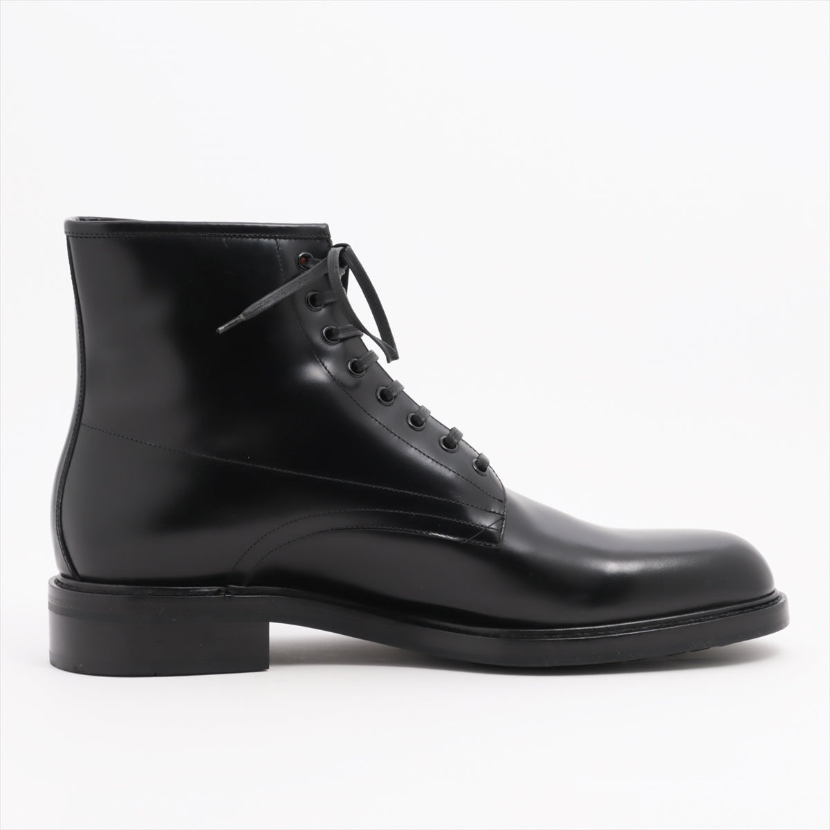 Louis Vuitton 16 Years Leather Boots 9 1/2M  Black DI1106 Change