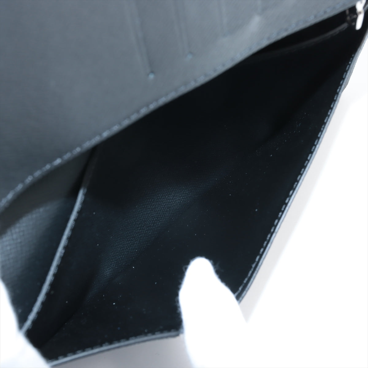 Louis Vuitton Taiga Portefolio Braza M30285 Noneir   Wallet