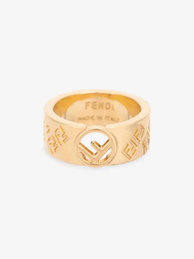 Luxury Fendi FF Ring Gold