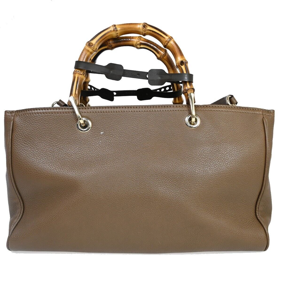 Gucci Bamboo  Leather Tote Bag ()