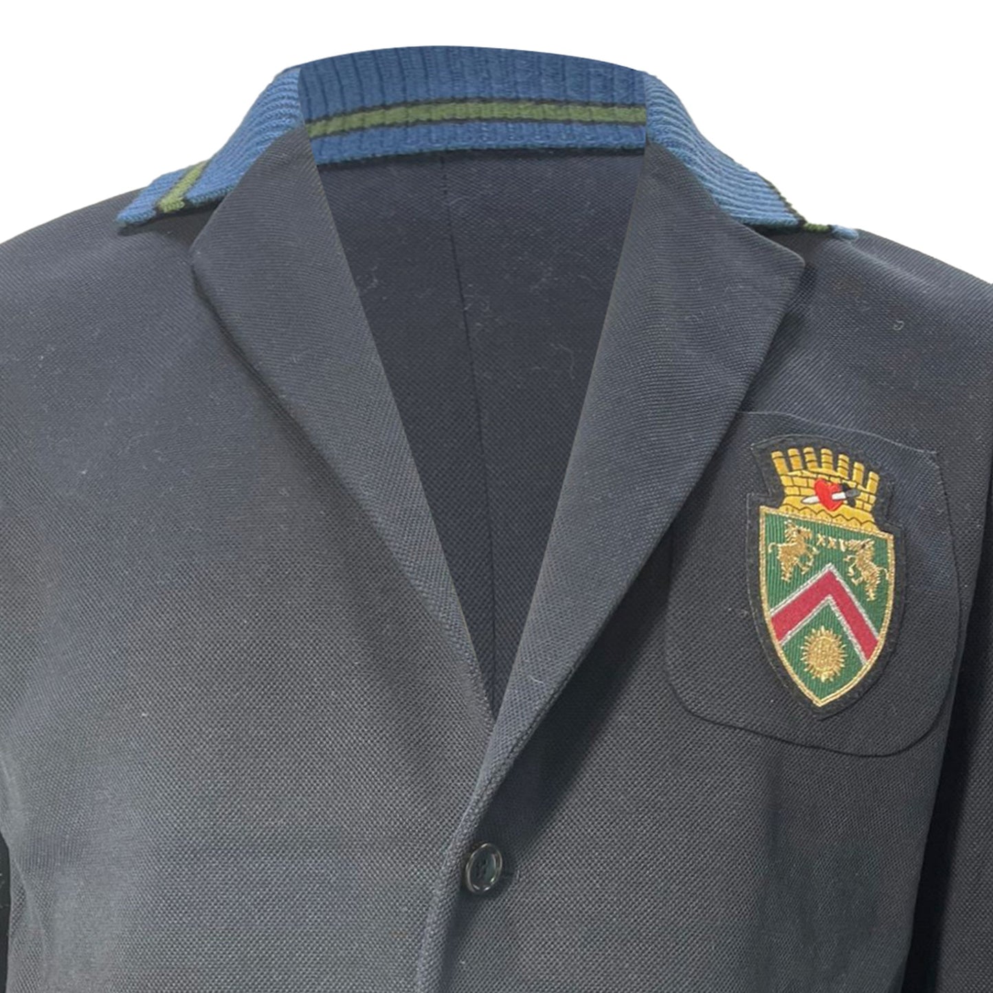 Gucci 2017 Crest Blazer in Black Cotton