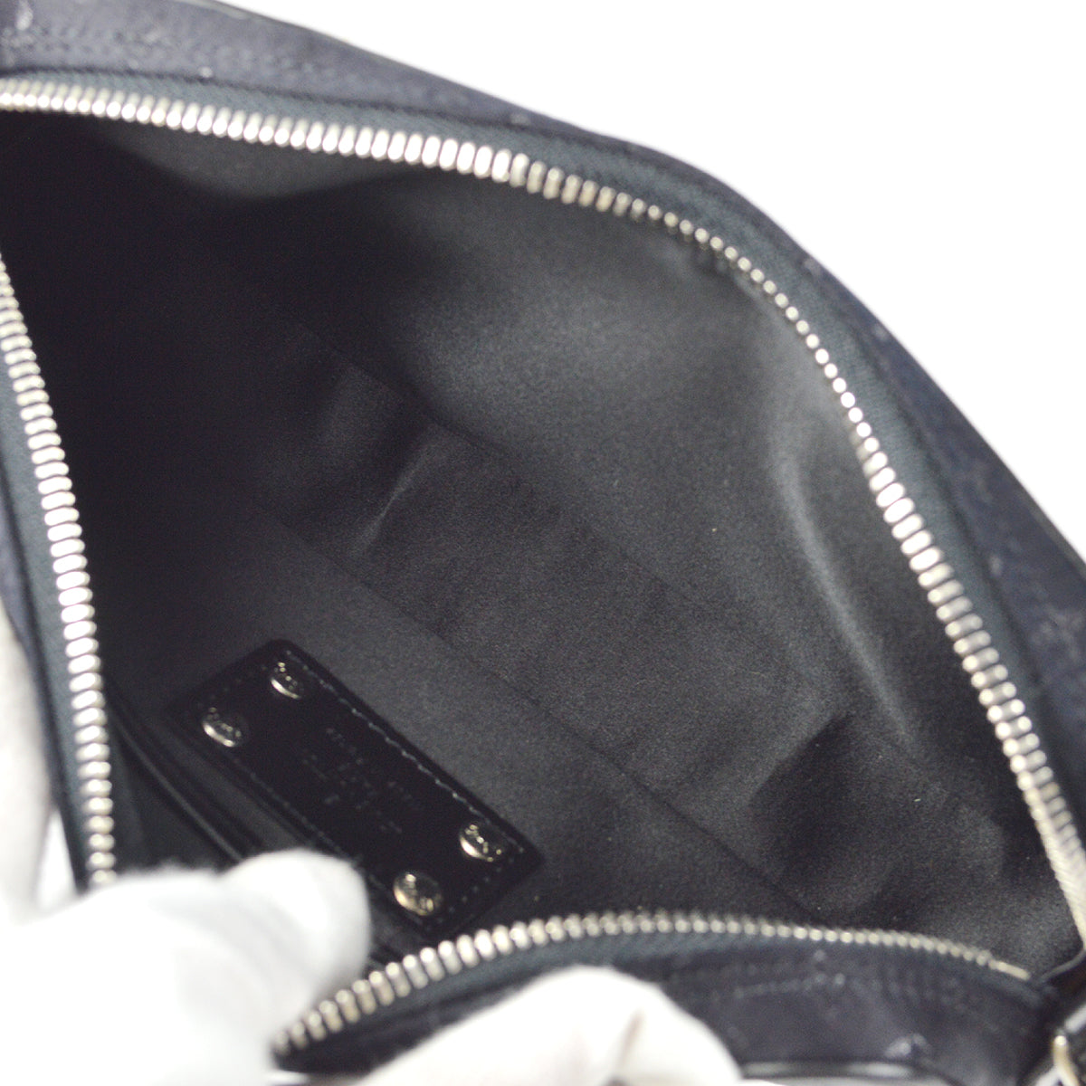 Louis Vuitton 2002 Black Satin Pochette Conte De Fees M92275