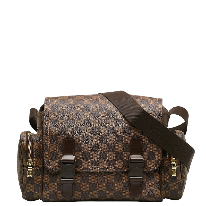 Louis Vuitton Damier Reporters Melville Pulled Shoulder Bag N51126 Brown PVC Leather  Louis Vuitton