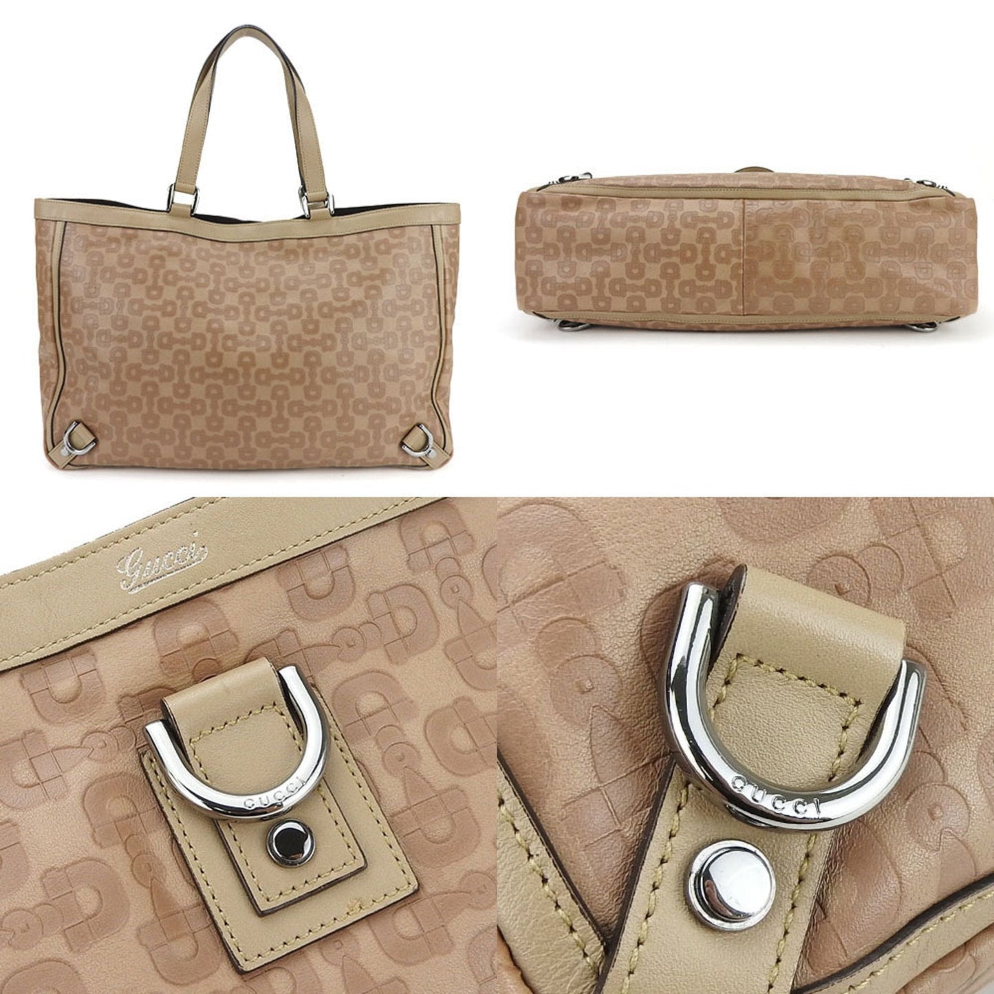 Gucci  Leather Tote Bag