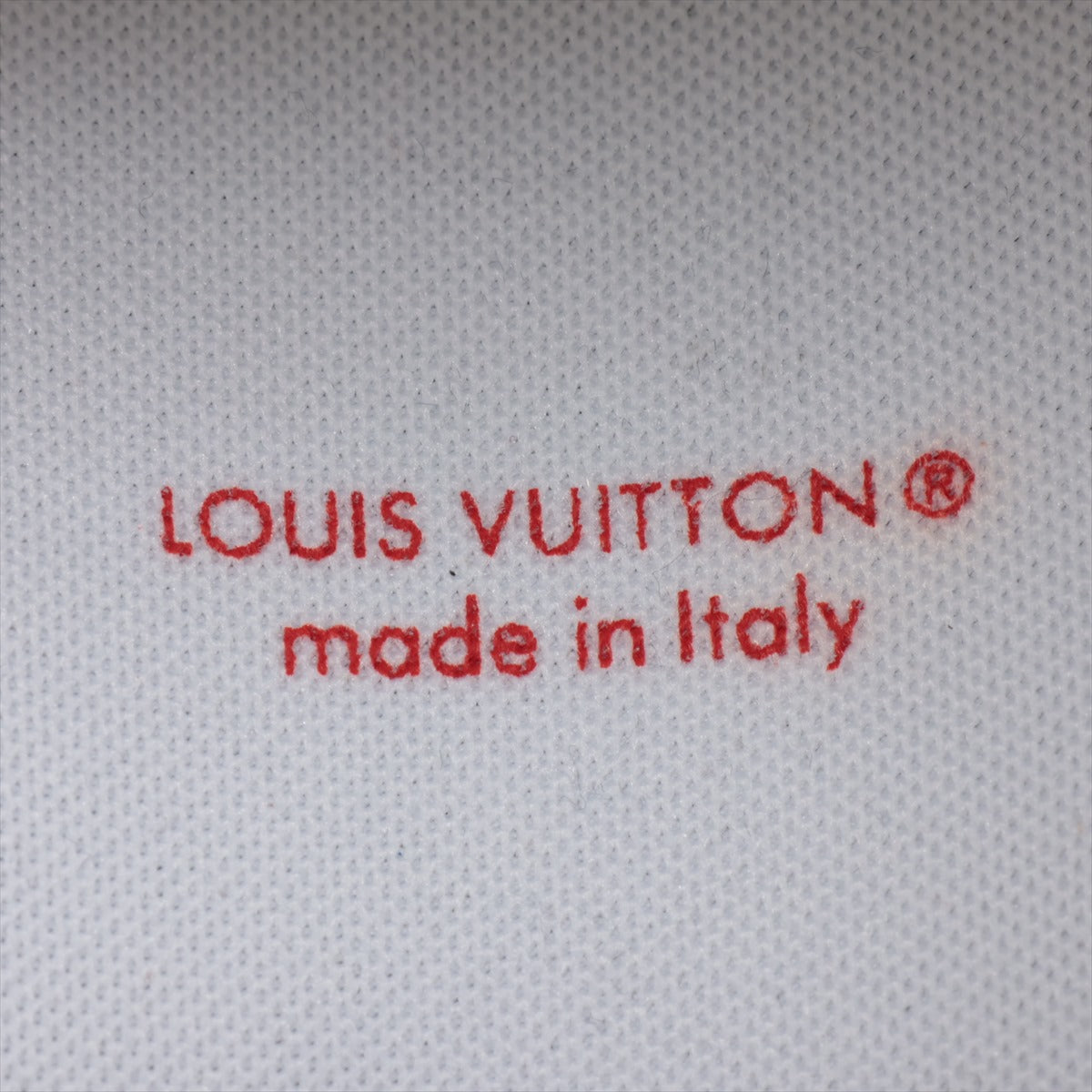 Louis Vuitton x Niger LV Trainer Line 21 Year Leather Sneaker UK8 1/2 Men Red x White FD0291