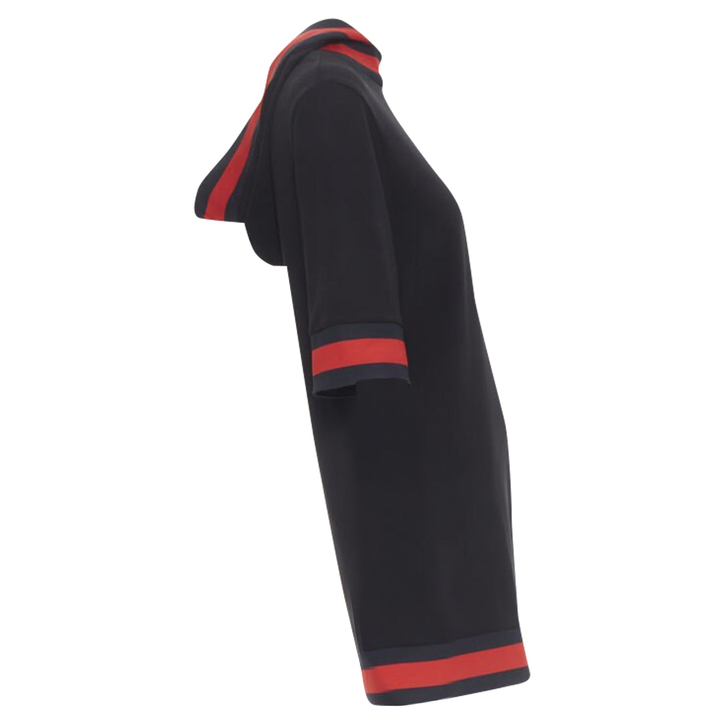 Gucci signature web trim hooded casual dress