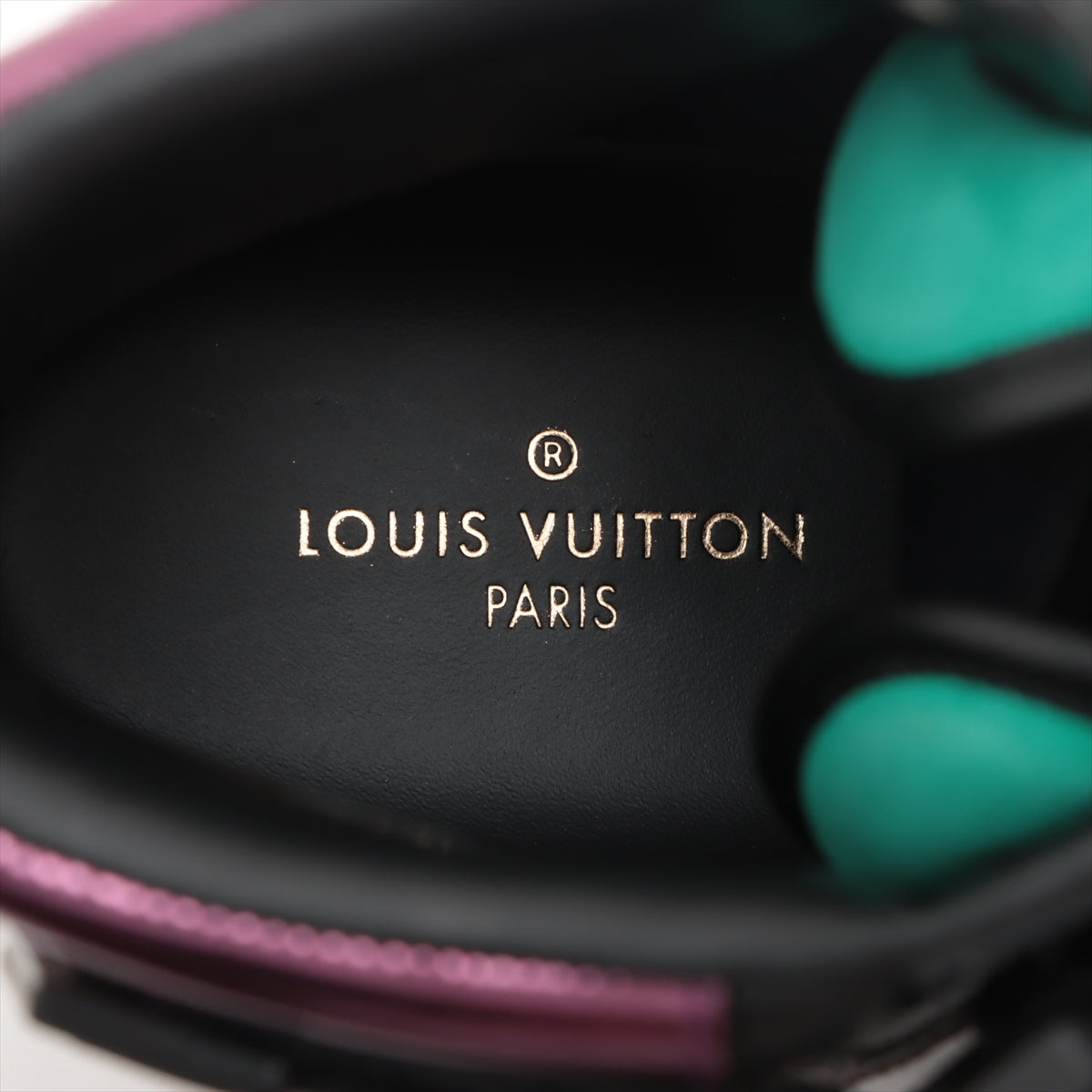 Louis Vuitton Rivoli Line 18 Years Leather  Patent Hi-Cut Sneaker 6.5 Men Multicolor MS0198 Monogram Box  Bag