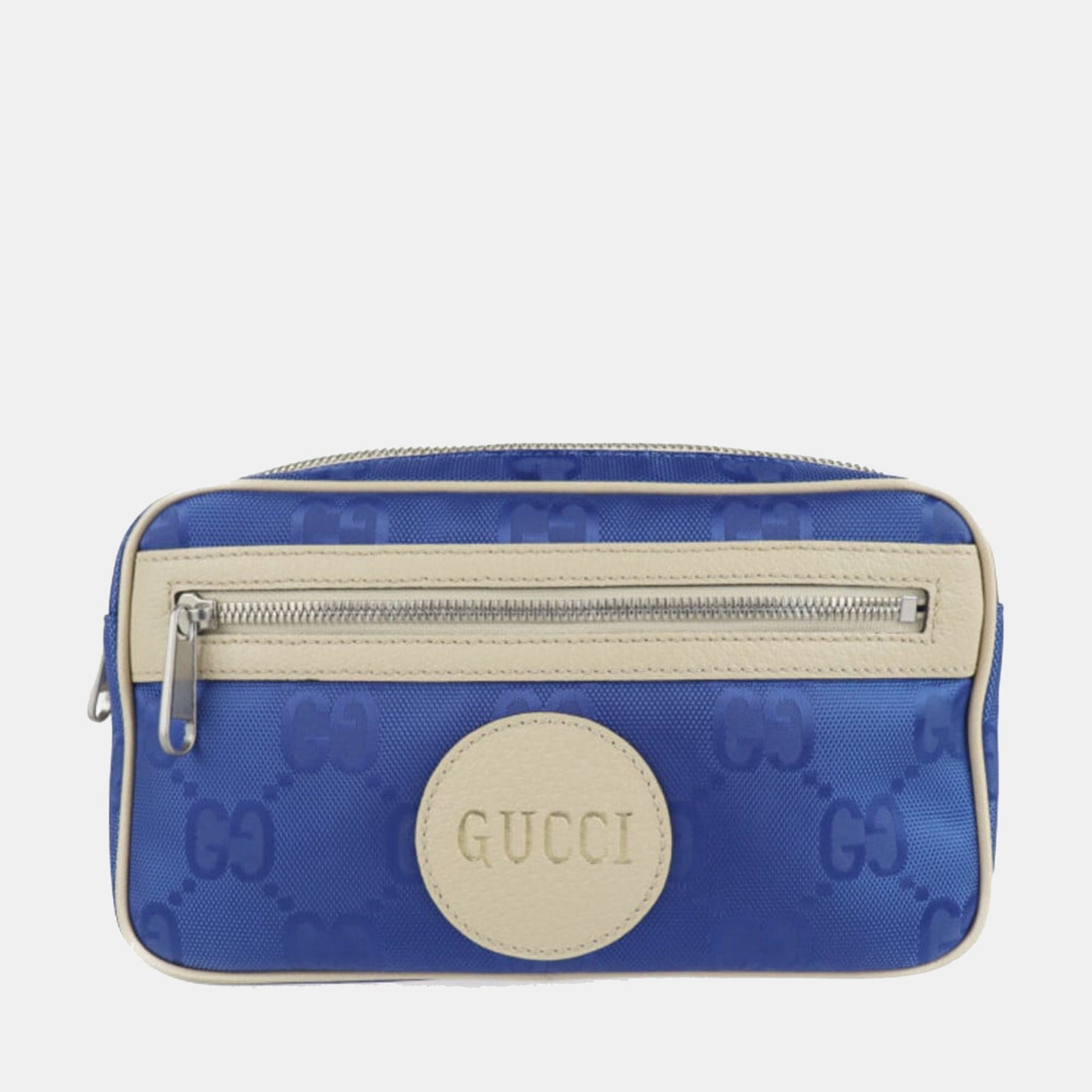 Luxury Gucci Trending 2025 Blue GG Nylon Off The Grid Belt Bag