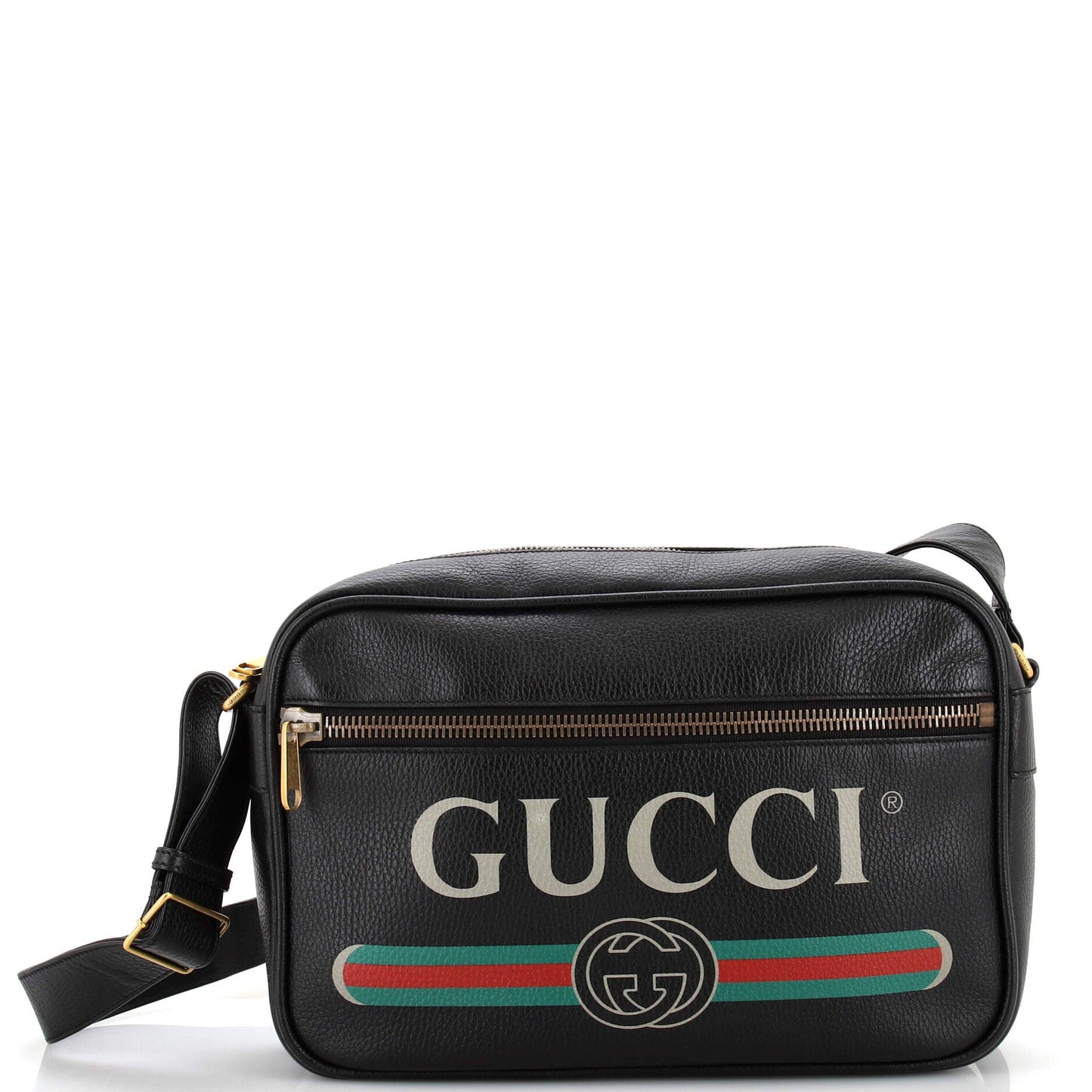 Luxury Gucci Trending 2025 Logo Shoulder Bag Printed Leather