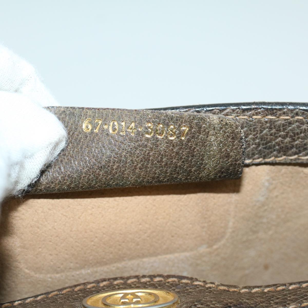 Gucci Sherry  Canvas Clutch Bag ()