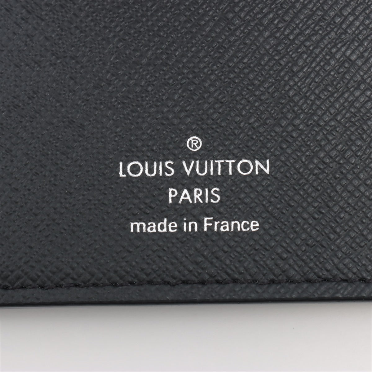 Louis Vuitton Taiga Portfolio Multiple M30295 Black Tickets