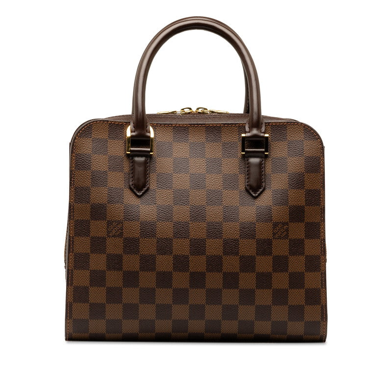 Louis Vuitton Triana Handbag N51155 Eve Brown PVC Leather  Louis Vuitton
