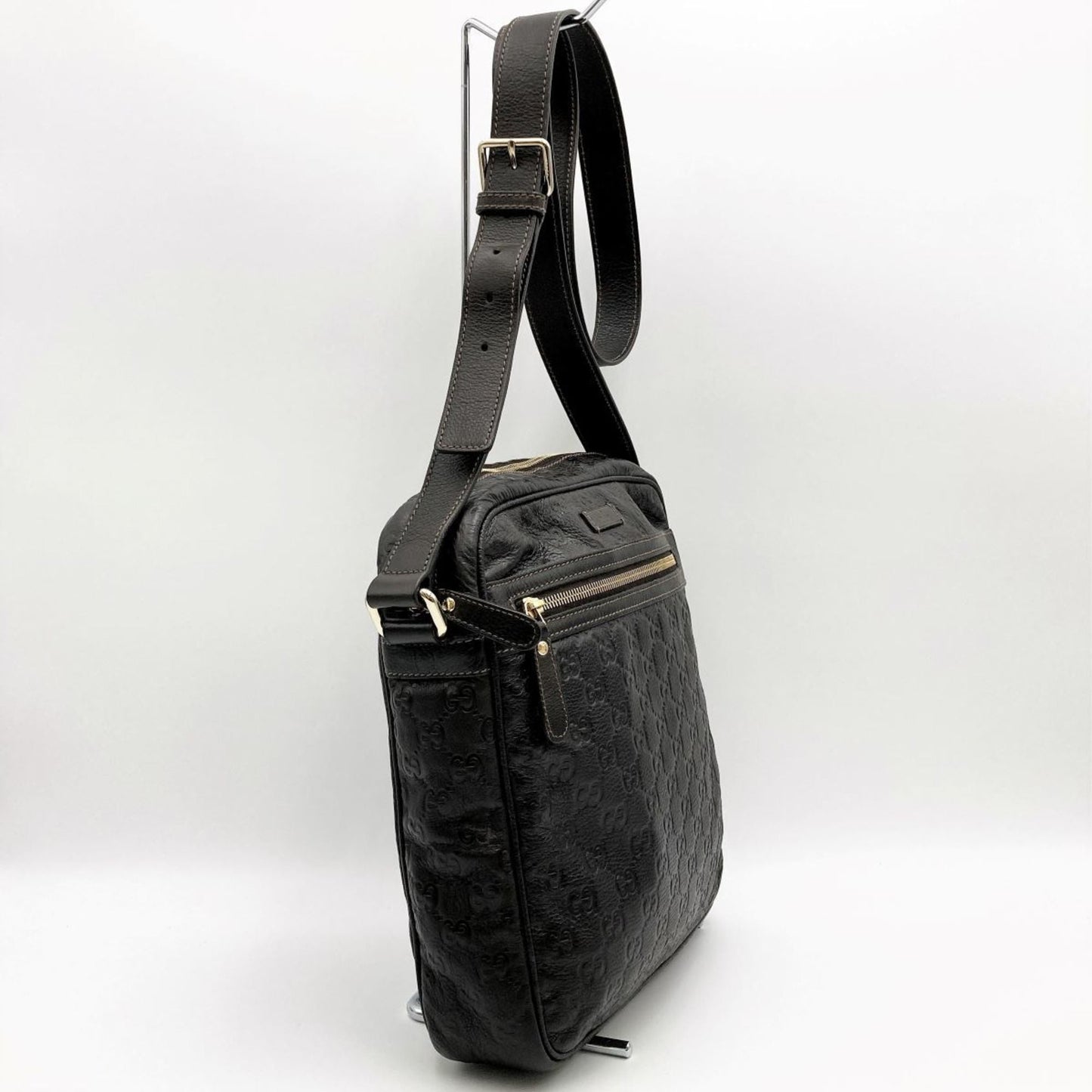 Gucci Messenger  Leather Shopper Bag ()