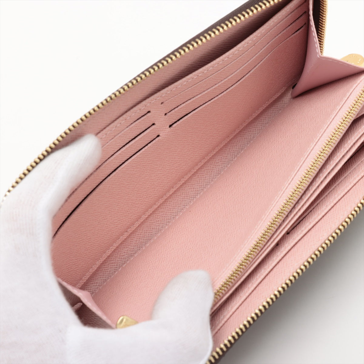 Louis Vuitton Monogram  Wallet M41894 Rose Valerie Round Zip Wallet