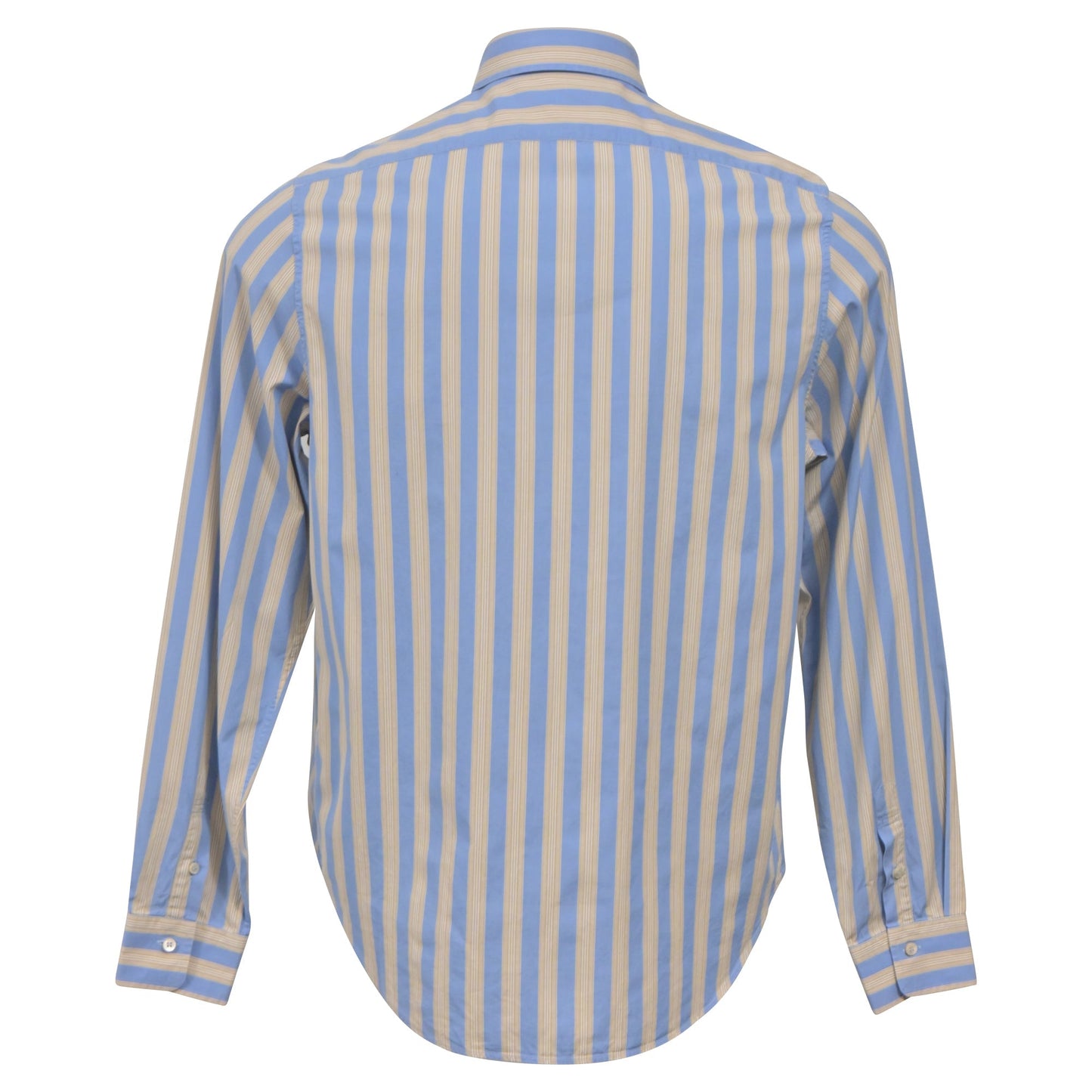 Gucci Striped Long Sleeve Shirt in Multicolor Cotton