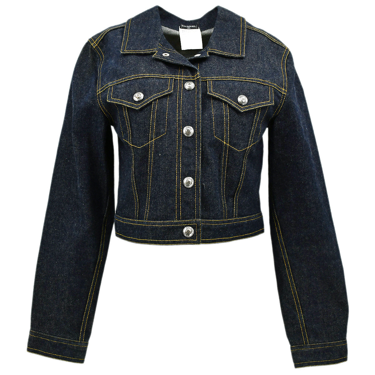 Luxury Chanel Spring 1997 denim jacket #38