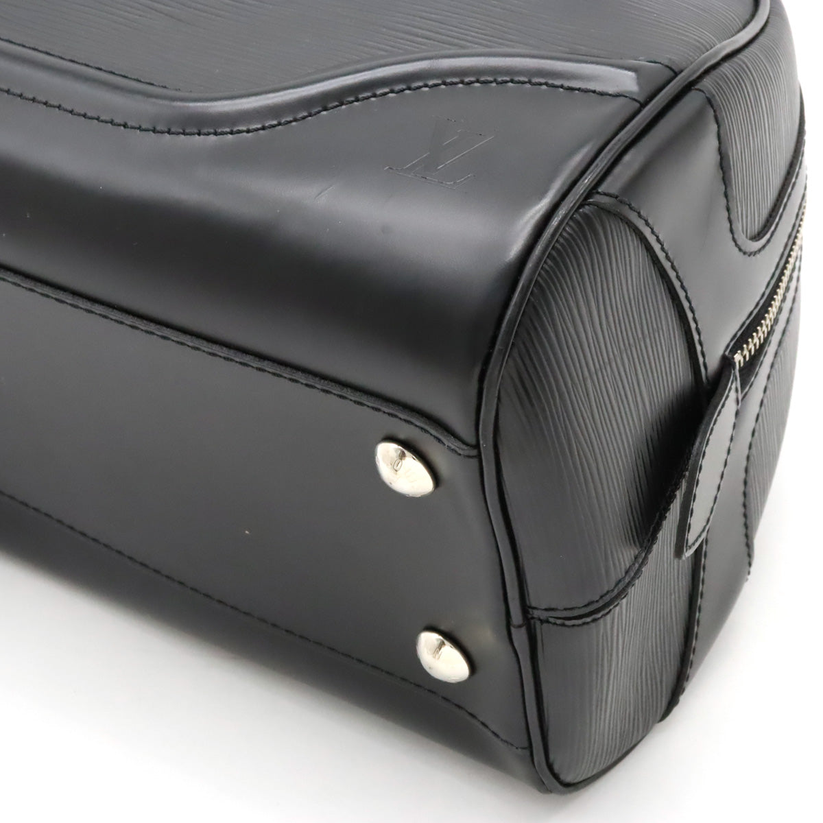 Louis Vuitton Louis Vuitton Epi Bowling Monterey PM Handbag Mini Boston Bag Black Black Black M59322