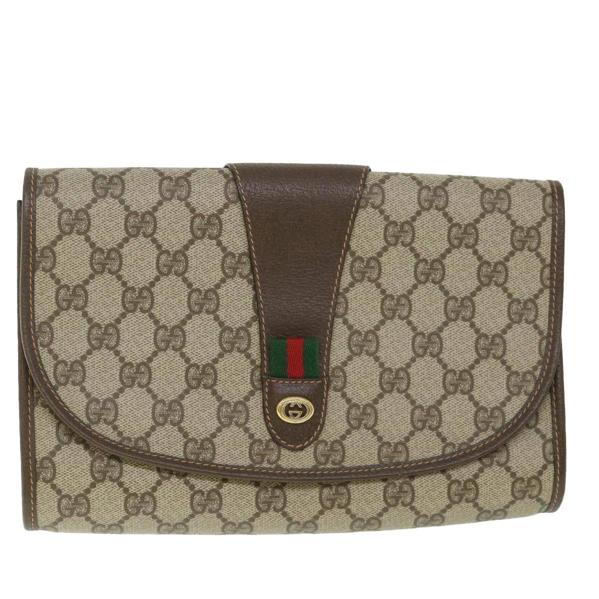 Gucci Gg Canvas  Canvas Clutch Bag ()