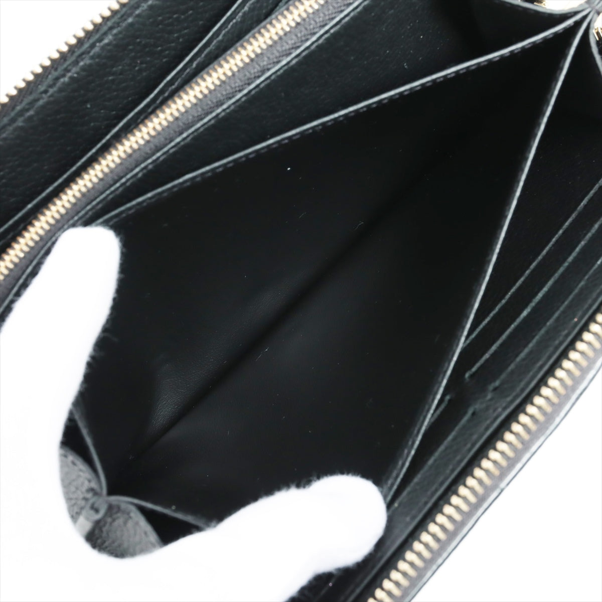 Louis Vuitton Implant  Wallet M61864 Noir Round Jeep Wallet