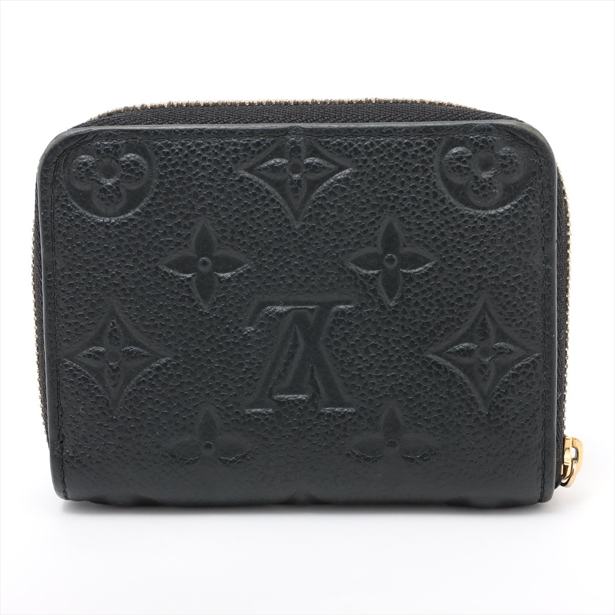 Louis Vuitton Monogram Amplant Zippyr Coin Pass M60574 Black Coin Case