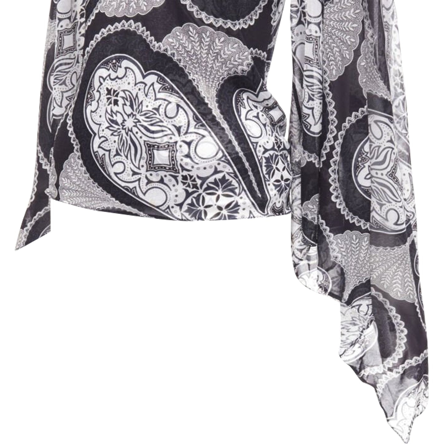 Gucci paisley print kimono sleeve blouse