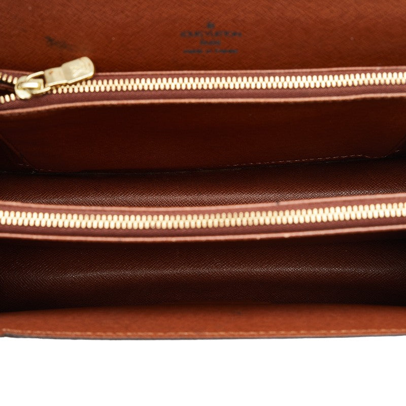 Louis Vuitton Monogram Concorde Handbag M51190 Brown PVC Leather  Louis Vuitton