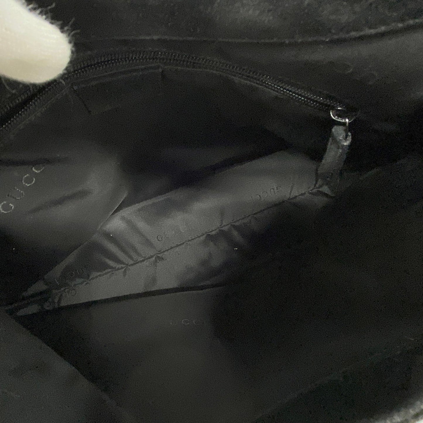 Gucci Bamboo  Suede Tote Bag ()