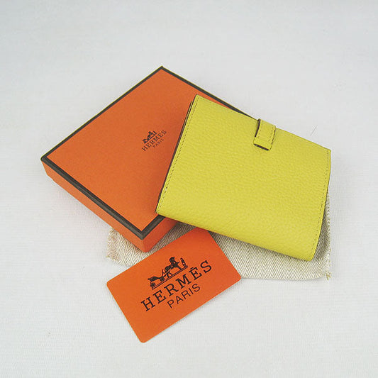 Luxury Hermes Wallet H006 Ladies Yellow