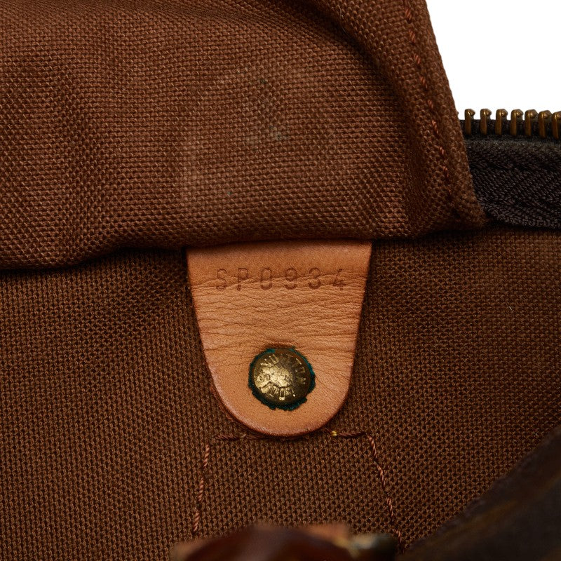 Louis Vuitton Monogram Speedyy 30 Handbag Mini Boston Bag M41526 Brown PVC Leather  Louis Vuitton