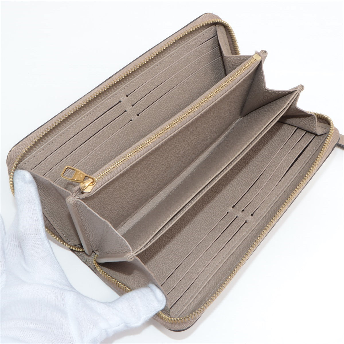Louis Vuitton Violet Monogram Implant Zippie Wallet M69794